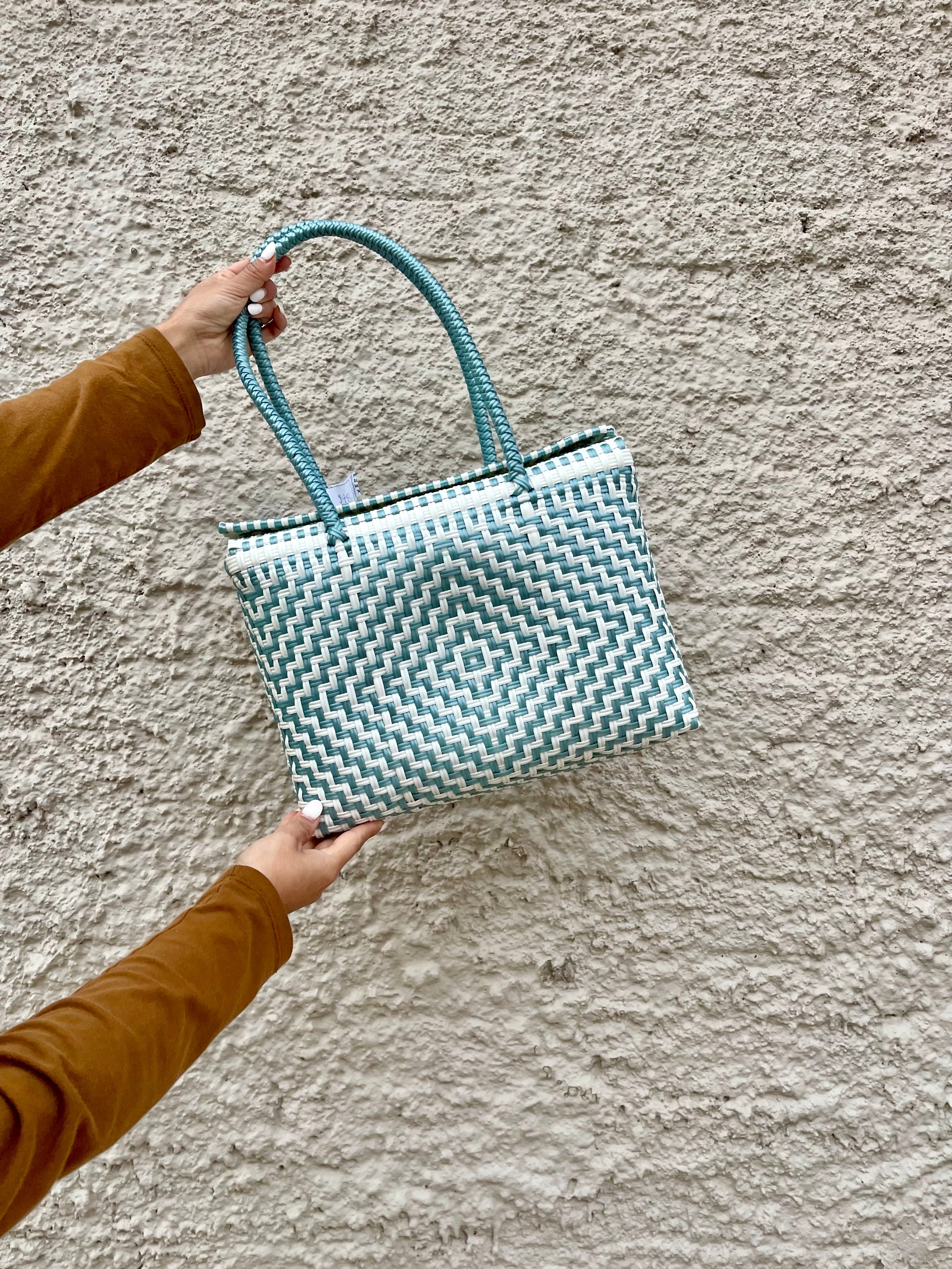 マリホジャ Mercado Bag Bianca (Black&Cream) バッグ